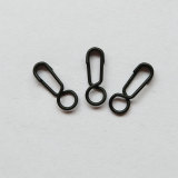1000pcs Carp Fishing Accessories Quick Change Link Clips Snap Matte Black Carp Fishing Connector for Lures or Jigs
