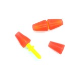 1000 pieces/bag Carp Fishing Swivels Silica Gel Fishing Line Clip Connector Fishing Tackle Tool Accessories