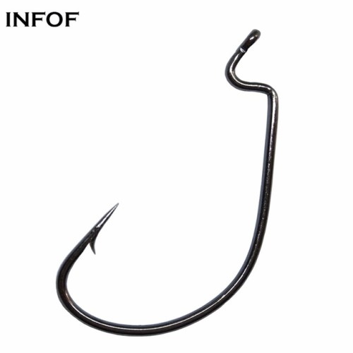 Fishing Worm Hooks with Z Bend Fishing Hook Dedicated Crank Soft bait Jig  Sharp Fish Hook Fishhook Anzois Para Pesca