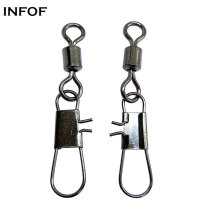 stainless steel Fishing rolling swivels with interlock snap ,size 12 to size 4/0 rated from 13 LB To 126 LB