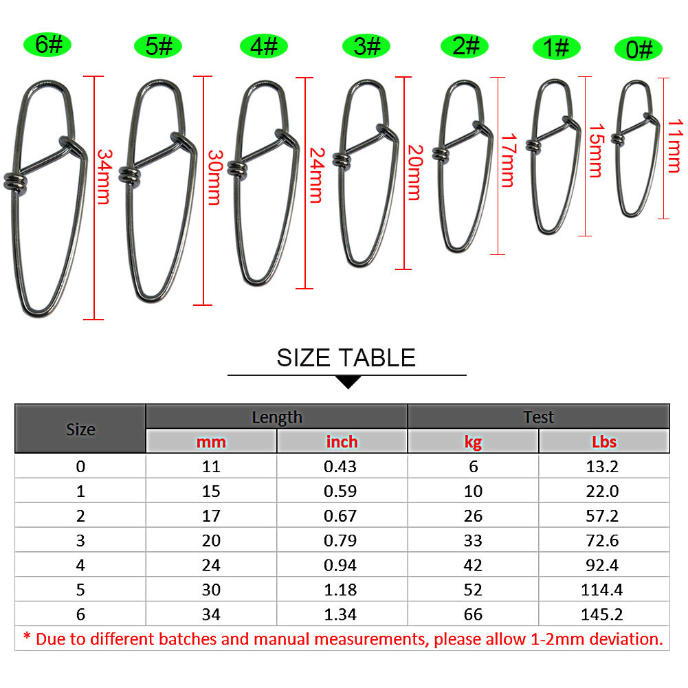 Fishing Diamond insurance snap New Fishing Swivels Snaps