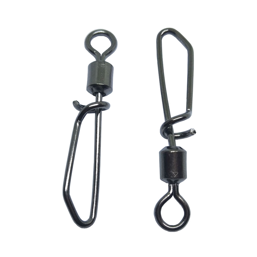 Fishing Rolling Swivel with T shape Snap,rated from 29 LB to 210 LB