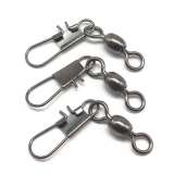  Stainless steel fishing crane swivel with interlock snap ,rated from 15lb to 125 lb