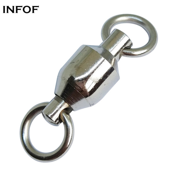 Fishing Ball Bearing Swivels with solid ring ,Rated from 30 LB TO 480 lb