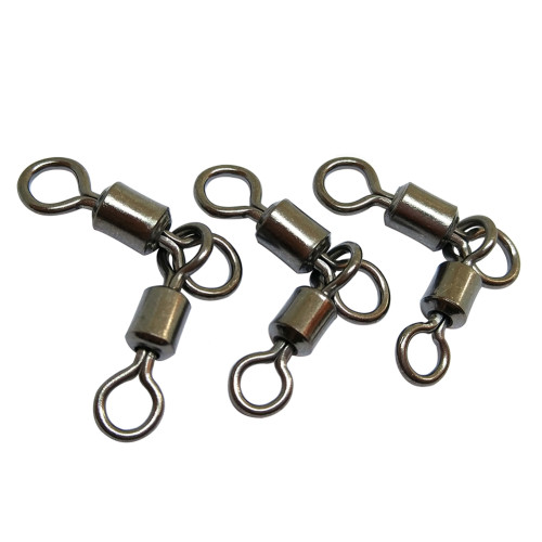 3 way Fishing rolling triangle jointed rolling swivels