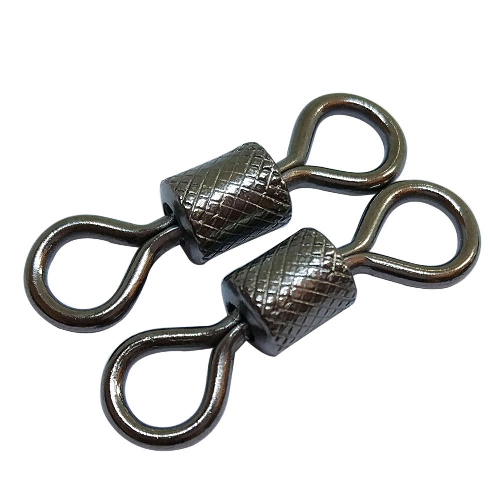 Impressed rolling swivels,fishing swivel for bass fishing ,carp fishing