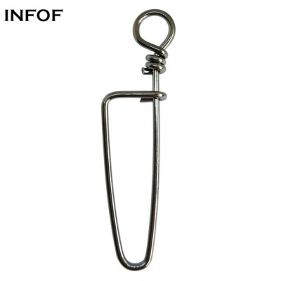 Double Solid Rings Swivel Stainless Steel 8 Shape Loops Fishing Connector  for Trolling Jigs Hook Saltwater Fishing
