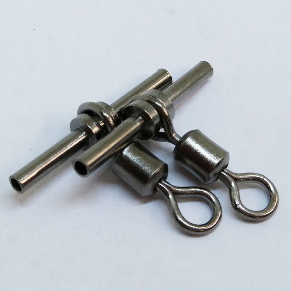3 way Fishing Swivels Sleeves Cross line Brass Head and Tube Rolling Swivels  Pesca Emerillon ,Rated from 29 LB to 155 LB
