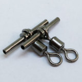 3 way Fishing  Sleeves Cross line Brass Head and Tube Rolling Swivels   ,size 2/0 to 12 ,Rated from 29 LB to 155 LB