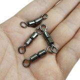 Stainless steel Fishing High speed double rolling swivels ,size 14 to 10/0 ,rated from 7 LB TO 700 LB