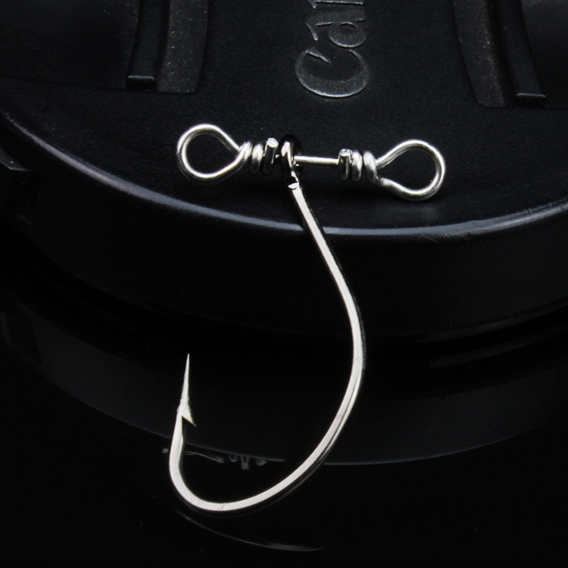 Drop shot Hook Swivel Fishing Hooks High Carbon Steel Fishhook Worm