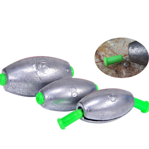10/50pcs Carp Fishing Bullet Sinkers Lead Weights Drop Shot 1.8g-20g Pike  Perch