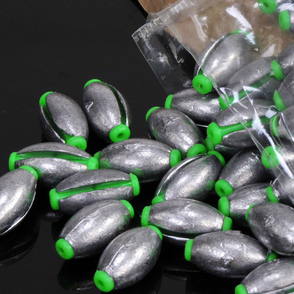 Bullet Weights Rubber Grip Sinker Rubber Grip Lead Sinkers 1.5g23g