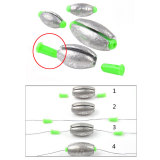 Bullet Weights Rubber Grip Sinker Rubber Grip Lead Sinkers 2g-50g Fishing Weights Quick Change Carp Fishing Tackle
