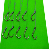 Snelled Baitholder Hooks 7#-13# Drop Shot Rig High Carbon Steel Fishing Hook Fishhook Carp Fishing Tackle