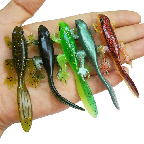 Fishing Lure - Soft Plastic Frog Tadpole Bait 3.2'' Long Tail – Dr