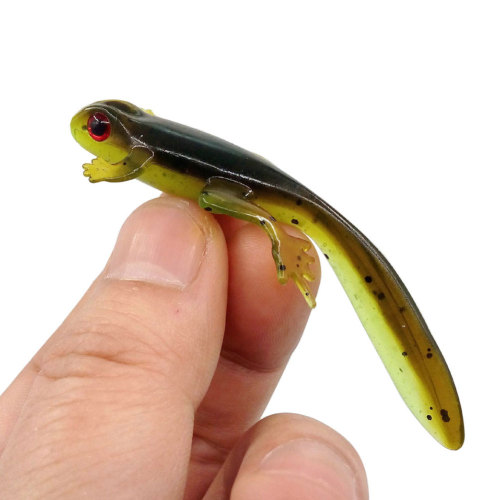 Frog Fishing Lure Soft Bait with Hook Plastic Topwater Artificial