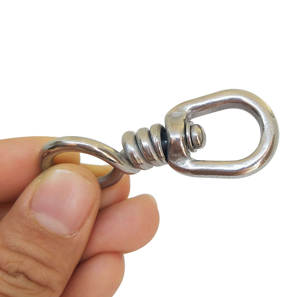 10 PCS Big Game Tuna Fishing Swivel for Longline Fishing Stainless Steel  Heavy Duty Saltwater Fishing Connector