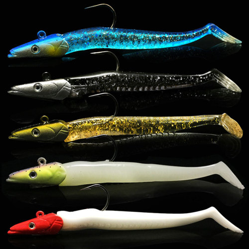 Bass Bait Lures, Realistic 3D Eyes Soft Squid Baits, Reusable Soft Bait  with Fishhook & Lead Pendant for Angler, Fisherman, Crappie, Bass Trout  Hamil