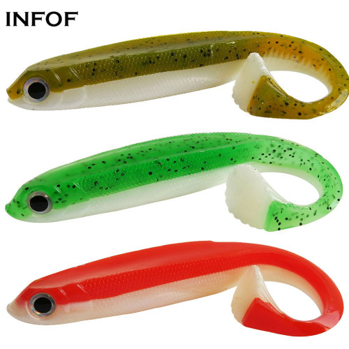 Soft Fishing Lure Minnow Artificial Silicone Bait Shad Swimbait