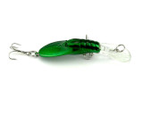 Floating Minnow Fishing Lure Bass Fishing Tackle Seawater Artificial Bait CrankBait with 10# treble Hooks,7cm/2.75in 4g/0.14oz