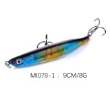 Minnow fishing baits and tackle carp fishing lures ice fishing accessories swim baits ,9cm/3.54  8g/0.28oz
