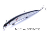 Big Game Fishing Lure Minnow  Fishing Lure with 3 treble Hooks saltwater  Fishing Tackle 25.4g/0.89oz fishing bait 18cm/7.08in