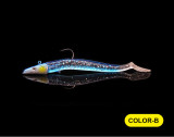 10g Lead Head Jigs Soft Fishing Lures with Hook Sinking Swimbaits for Saltwater and Freshwater 