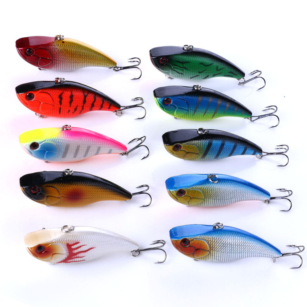 Metal VIBE fishing lures set spoon baits VIB hard bait bass fishing tackle  vibration lure