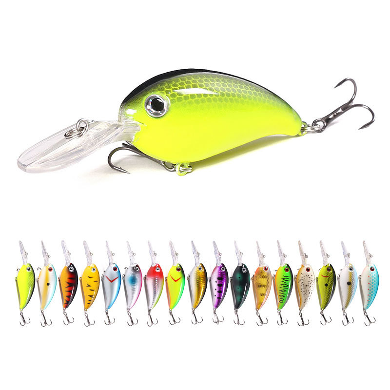 Crankbait Bass Fishing Lures, Deep Diving Crankbaits Swimbait for Bass  Trout Crappie Saltwater Freshwater Fishing 