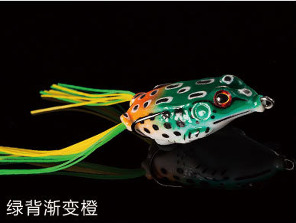 High Quality Frog Fishing Lures Silicone wire Snakehead Lure 90mm 10g  Topwater Hard Bass Bait Frog
