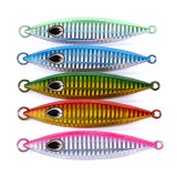 Metal Jigging Spoon 20g,30g,40g,60g  3D Laser Printing  Fishing Lead sinker  Jig Super Hard Fishing Fish Lead Bait