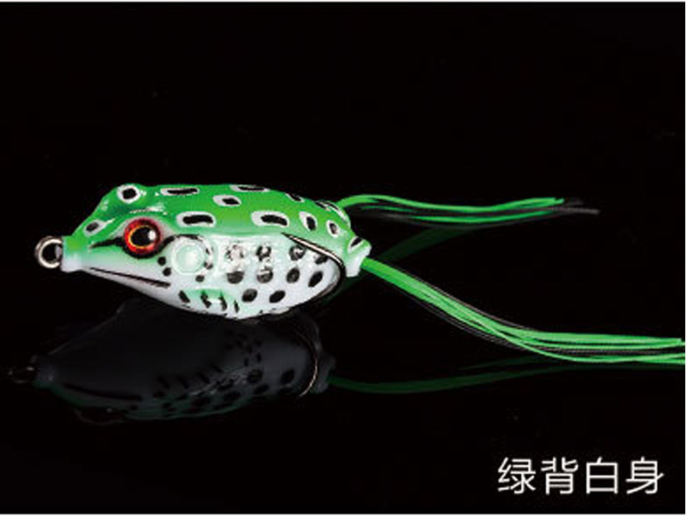 JOHNCOO Frog Fishing Lure 15g 12g Soft Silicone Bait Plastic Frog Lures  Bass Lures Frog Lifelike Snakehead Lure