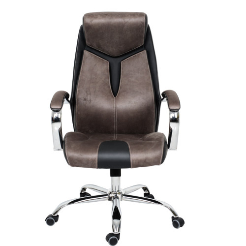High Back Big and Tall Pu Leather Ergonomic Executive Office Desk Chair with Arms and Lumbar Support