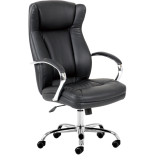 High Back PU Leather Office Chair Adjustable Executive Manager Swivel Computer Chair