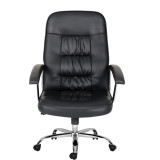 Leather Office Chair High Back Computer Gaming Desk Chair Executive Ergonomic Lumbar Support Black