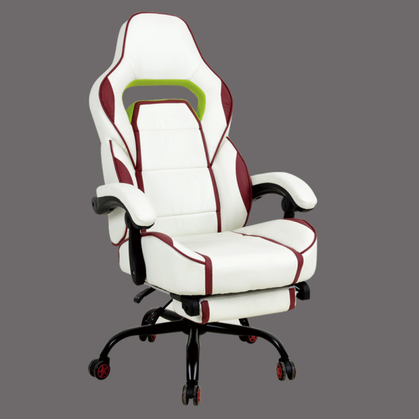 Gaming Chair High Back Racing Recliner Office Chair w/Lumbar Support & Footrest