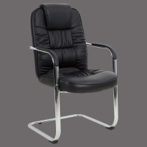 Low price luxury high back visitor armrest conference office leather chair