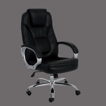 Office Ergonomic High Back Leather Swivel Chair with Adjustable Height