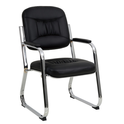 Best office furntiure no wheel PU leather ergonomic computer chair