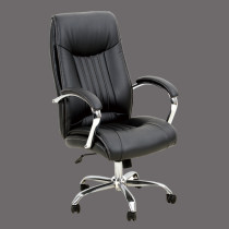 Modern High Back Tall Luxury Leather Swivel Tilt Adjustable Office Chair