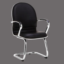 Modern Computer Ergonomic PU Leather No Wheels Executive Meeting Office Chair