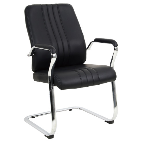 leather office conference chair metal strong no wheels conference chair