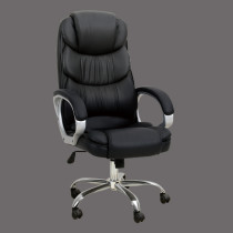 Luxury High Back Soft Pad Pu Leather Swivel Chair Office Chair