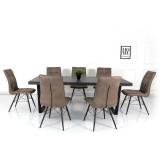 Dining Room Chairs Kitchen Side Chairs with High Back Support and PU Leather