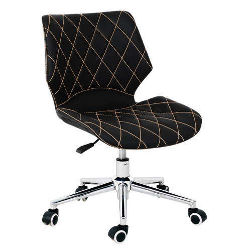 China factory wholesale small black swivel office desk rolling chair