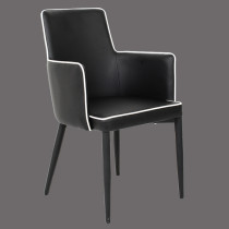 Modern new design hot sale simple design leather dining chair