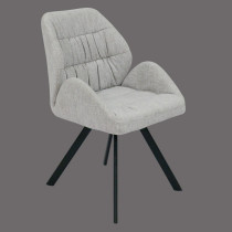 Modern fabric leisure dining chair