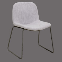 Low price modern fabric dining chair made in China