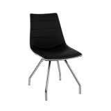 new design leather metal legs dining chair made in China